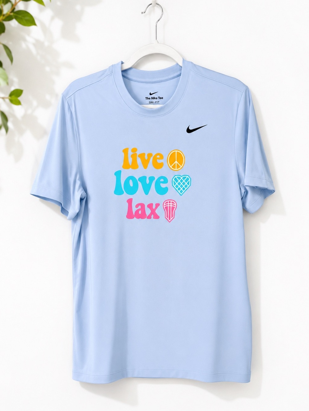 Nike Dri-Fit Women's Live Love Lax Lacrosse T-Shirt Medium